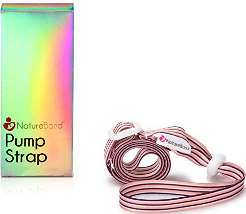 NatureBond Gurt für Silikonmilchpumpe/Stillen/freihändiges Abpumpen (Misty Rose)