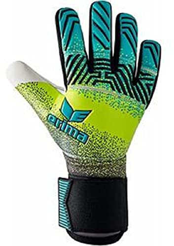 Erima Jugend Flex RD Robusto Torwarthandschuh, Petrol/Lime/schwarz, 4