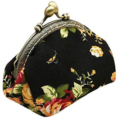 Btruely Handtasche Shopper Damen Frauen Dame Retro Vintage Blume kleine Brieftasche Hasp Geldbörse Clutch Bag Tasche Mini-Tasche Handytasche Sporttasche