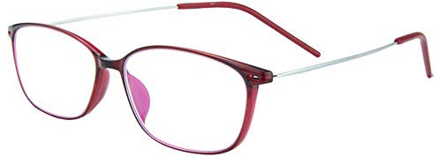 MANG Unisex Lesebrille Ultraleichte Computerbrille Blaulichtfilter Lesehilfe Ultradünne Sehstärke Brille Harzlinse Lesebrillen +2.0