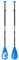 Cressi Mod3 Sup Paddle Pala telescópica para SUP con tres módulos flotantes, Unisex adulto, Negro/Azul, One Size