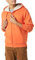 Amazon Essentials Felpa con Cappuccio e Cerniera Integrale in Pile Foderata in Sherpa Uomo, Arancione, L