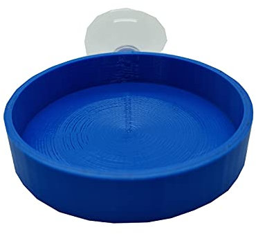 Futter-Schale mit Saugnapf Garnelen Futter Sticks (blau)