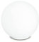 ECO-LIGHT Tischleuchte City,moderne Tischlampe in Weiß inkl.Kabelschalter,Nachttischlampe 15cmØ,1x E14 Leuchtmittel max.40Watt,Wohnzimmerlampe,Glaskugel,Schreibtischlampe