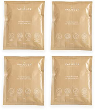 Valquer Shake - Pack de 4 gels douche durables (Air)