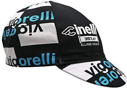 Cinelli Unisex Vigorelli Fahrradkappe, Schwarz, Einheitsgröße