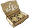 Holz Ring box Vintage Mr Mrs Ringkästchen Schachtel für Heiratsantrag Verlobungsring Hochzeit Ringschatulle Ringkästchen mit Spitze Schmuckschatulle für Verlobung Heiratsantrag