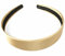 Topkids Accessories Serre-tête en satin Alice - Pour femmes et adultes - Pour l'école des années 60, 70, 80 - Uni - 2,5 cm d'épaisseur - 2,5 cm - Large et dur (1 serre-tête, blond doré)