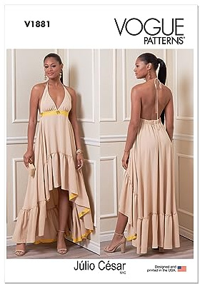 Vogue Patterns V1881Y Misses Dress Y (XS-S-M)
