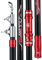 ZWWf 2.4-4.5M Carbon Angelrute 50kg über superharte Langstrecken-Wurfrute Teleskopseeboot Hochwertige Angelausrüstung (Off-White : Only Rod, Size : 4.5m)