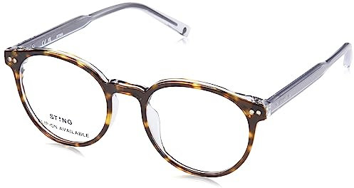 Sting Unisex VST425 Sunglasses, Shiny Havana Top+Crystal, 50