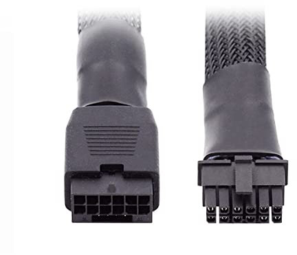 CY 12VHPWR ATX3.0 PCI-E 5.0 Power Modular Cable Male to Female Extension 17cm Compatible for 3080 3090TI PSU 16Pin 12+4P Graphics Card