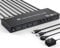 USB 3.0 KVM Switch HDMI 4 Port, 4K@60Hz Edid Emulation KVM Switch 4 PC 1 Monitor HDMI für 4 Computer teilen sich 1 Monitor und 4 USB 3.0 Geräte, mit Wired Remote und 12V Netzteil Enthalten