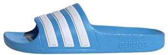 adidas Adilette Aqua Slides Kids RUTSCHEN, Blue Burst/Cloud White/Blue Burst, 31 EU