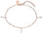 Purelei® Pearl Drop Fußkette (Roségold) – Fußkettchen aus langlebigem Edelstahl – Verstellbare Länge 21-25 cm – Wasserfeste Fußkette mit Perlen – Fußkettchen für Damen