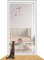 Cat Screen Door Reinforced 85×200cm Pet Proof Screen Door Zipper Curtain To Keep Dogs And Cats Out Stop Cats Running Out Screen Door With Zipper For Living Room Bedroom Patio Doors (Color : Weiss, S