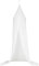 Atmosphera - Betthimmel Lili Baumwollgaze - weiß - H.350 cm - Weiß