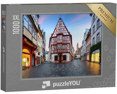 Puzzle 1000 Teile XXL „Mainzer Altstadt am Morgen“ – aus der Puzzle-Kollektion Mainz