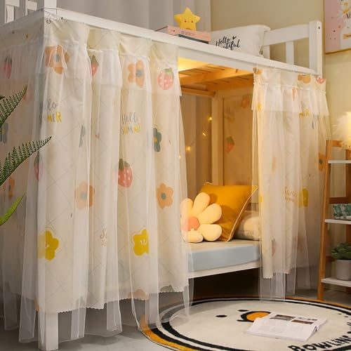 Studentenwohnheim Etagenbett Vorhang Home Privatsphäre Bett Schatten Vorhang Netz Betttuch Staubdicht Verdunkelung Betthimmel Bettwäsche Vorhang Studenten Schlafsaal Zelt Lichtdichter Stoff Bettwäsche