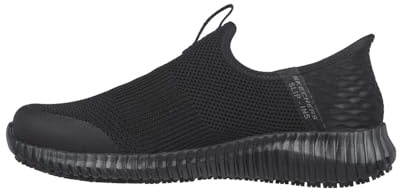 Skechers Cessnock Rylind SrFood Herren-Slip-Ins, Textil schwarz, 47.5 EU