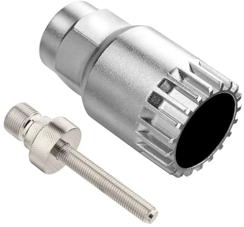 TBoonor Fahrrad Innenlager Entferner, Werkzeug Kurbelabzieher Entferner, 24 mm Universal 20 Zähnen Anti-Rutsch-Werkzeug,Innenlagerschlüssel für Shimano/VP/FSA/LP Innenlager