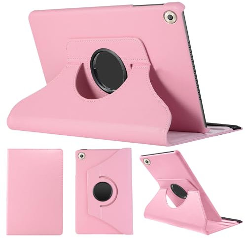 SWEIMEN Giratoria Funda para Huawei MediaPad M5 8.4 Tableta, Giratoria 360 Grados Cover, Función Soporte Case