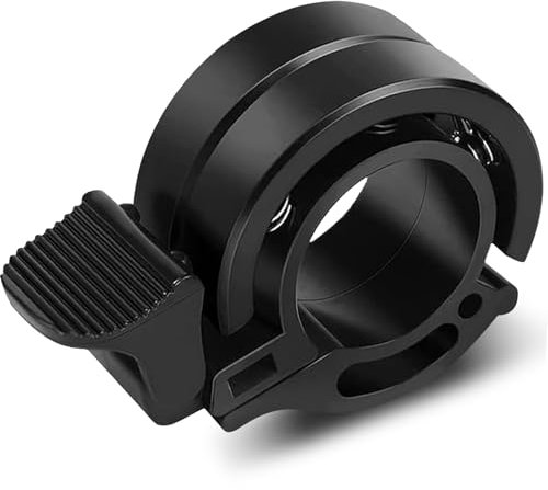 Fahrradklingel, Klingel Fahrrad, Fahrradklingel Mountainbike Laut, Fahrradglocke Laut für Mountainbike, 22mm-24mm Lenker (Schwarz)