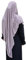 Yaqeen Jersey Khimar Langer Hijab für Muslima, Diamantschliff, Kopftuch, Lycra, Gebetskleid, muslimische Schals, taupe, One size