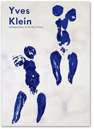 Waeta Rnvzx Berühmte Yves Klein Poster Klassische Blaue Ausstellung Leinwand Malerei Yves Klein Wandkunst Yves Klein Drucke Für Home Decor Bilder 40x60cmx1 Kein Rahmen
