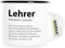 Huuraa Emaille Tasse Lehrer Definition Geschenk 300ml Vintage Lehrer Geschenkidee