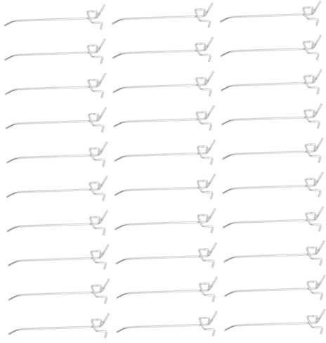 CIYODO 30 Stück Stecktafelhaken Aus Karbonstahl Für Garage Werkstatt Aufbewahrung Und Präsentation