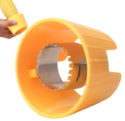Maisschneider vom Maiskolben, Maisschäler für Maiskolben | Maiskolbenentferner Ergonomischer Griff,Maisrasierer für Maiskolben, Maisschäler aus Edelstahl, Maisdemobbing-Werkzeug, Maiskolbenschäler