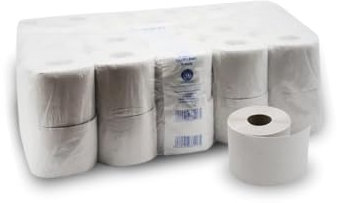 œcolife Toilettenpapier Classic Plus, 2-lagig, 40 Rollen, 380 Blatt pro Rolle, Recycling