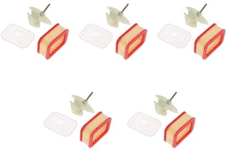 Juego de filtros de aire de papel para motosierra compacta, 52/58 cc, piezas de repuesto para herramientas de jardín, herramientas de jardín profesionales 5200 5800 52/58CC