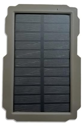 Kit de panneau solaire, Kit de panneau solaire for caméra de jeu de piste Portable, 3000mAh, 6V-12V, chargeur solaire étanche et Rechargeable for caméra de chasse Pour caméra de surveillance extérieur