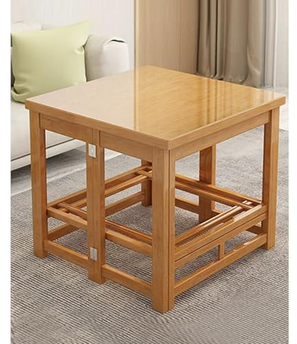 Kotatsu-Tisch, Winter Kotatsu Tisch, Winter-Heiztisch, Die Kanten und Ecken Sind Abgerundet und Poliert, Und die Zapfenverbindungsstruktur ist für den Einsatz in Allen Jahreszeiten Geeignet(Wood color