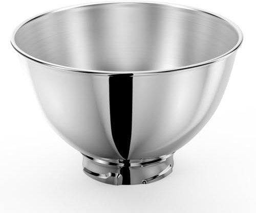 3.5QT Stainless Steel Mixer Bowl Compatible with Kitchenaid Stand Mixers, Kitchenaid Mixing Bowl Replacement Bowl for 4.5-5 QT Tilt-Head Mixer