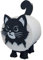 Katzen -Toilettenpapierhalter, Katzen -Toilettenrolle, Badezimmer -Tissue -Rack, Robustes Material, 13,5 cm Für Den Heimgebrauch, Kleinere Badezimmer Oder Wohnungen, Unter Sch