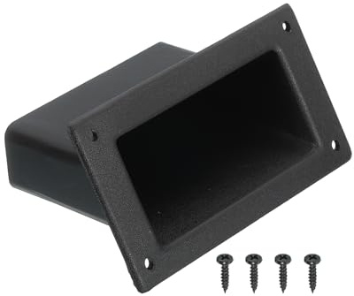 uxcell WG13470 Recessed Speaker Handle 134mm x 70mm Grasp Holder Replacement Speaker Cabinet Box Handles 1 Pcs