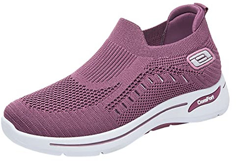 Genérico Zapatillas Ortopédicas para Mujer,Zapatos sin Cordones Caminar Comdodas y Elegantes Confort Outdoor Fitness combina Estilo Comodas Ligeras Zapatos Ideales Primavera-Verano