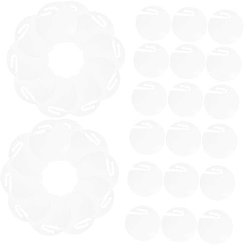 HOLIDYOYO 50piezas Marcadores Acrílicos Para Bebidas Etiquetas Decorativas Para Copas De Vino Reutilizables y Fáciles De Transportar