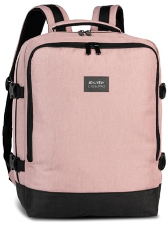 BestWay Reiserucksack Cabin Pro Small Unisex Handgepäck Rucksack Ryanair Eurowings 40x30x20 cm mit Laptopfach 15 Zoll, Organizer, under seat, – ideal für Flugreisen & Wochenendtrip