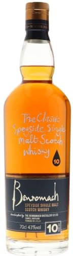Benromach Whisky 10 Years in Geschenkverpackung Speyside Single Malt Scotch Whisky, 700ml