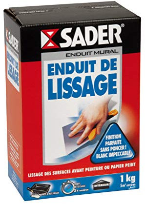 Sader Enduit de Lissage - Poudre 1 kg (Boîte Carton)