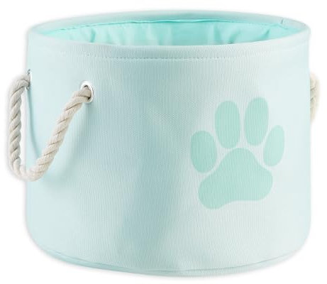 Bone Dry Pet Storage Collection Poubelle Pliable pour Animal de Compagnie Bleu Turquoise Petit Format