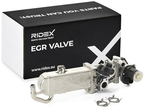 RIDEX 1145E0077 AGR-Ventil Abgasrückführungsventil mit AGR-Kühler Kompatibel mit VW Golf 7 Schrägheck 5G1, BQ1, BE1, BE2 3L131527AX 3L131512BB 3L131512AT
