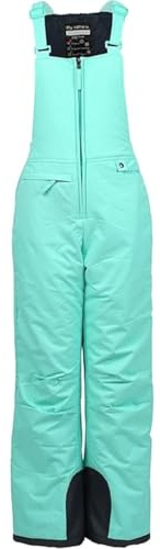 Arctix Kids Insulated Snow Bib Overalls, Island Azure, Medium
