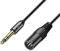 J&D Cavo da XLR a 6,3, TRS 6,35mm Maschio a Cavo di Interconnessione Bilanciato Maschio XLR, Adatto Per Microfoni, Mixer Audio, 0.9 Meter