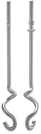 Gancho de amasado original de acero inoxidable para batidora de mano Kitchenaid 5KHM9212, 5KHM5110, 5KHM72