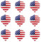 Dartfellas Dart-Flights mit USA-amerikanischer Flagge, Stars & Stripes, Patriot, robust, 3 Sets